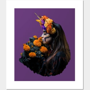 Day of the Dead flowers Posters and Art